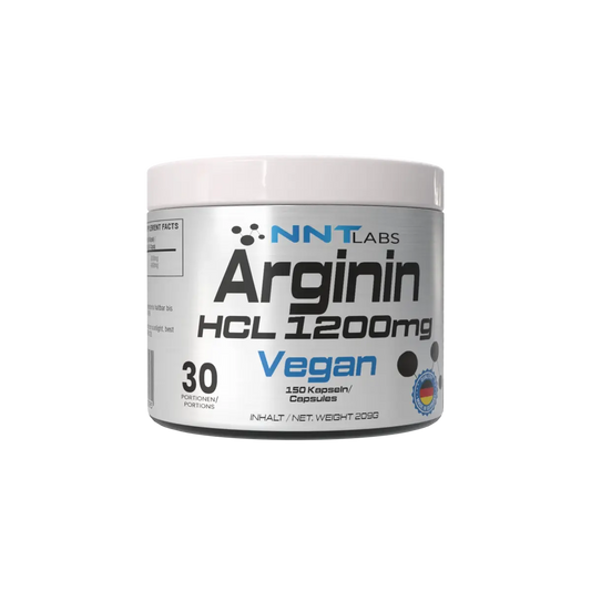 Ausdauer-Set: MST Magnesium + Peak Vitamin + NNT Arginin HCL – NNT Arginin HCL 1200 mg 150 Kapseln