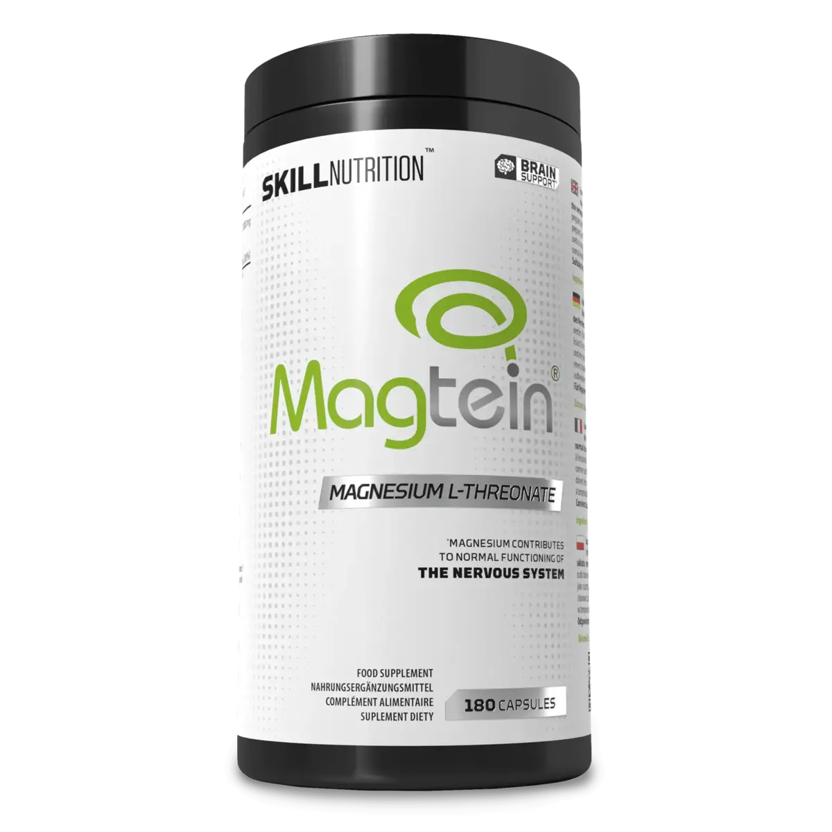Stress & Balance: Olimp Ashwagand + Skill Nutrition + MST Niacin – Skill Nutrition Magnesium L-Threonate Magtein 90 Kapseln