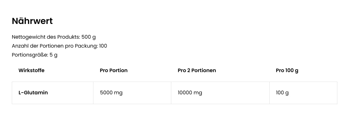 Ostrovit Glutamin 500g