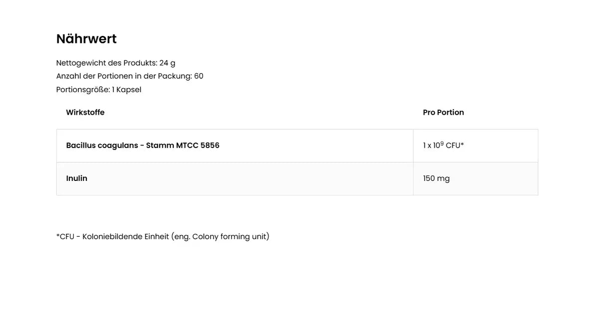 Ostrovit Pharma PRO-60 BIOTIC LactoSpore® 60 Kapseln