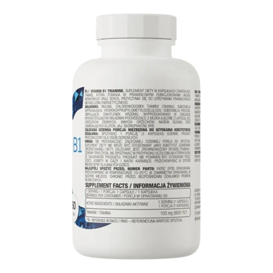 Stress & Balance: BioTech Ashwaga + MST Magnesium + Ostrovit – Ostrovit Vitamin B1 Thiamine 60 Kapseln