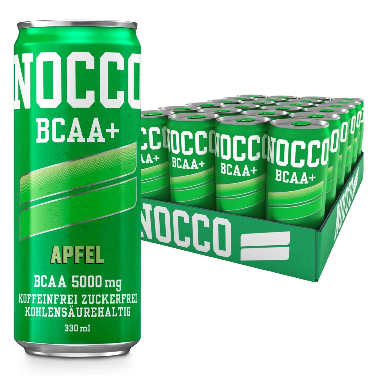 Set grande marca NOCCO: BCAA Drink 24 x 330 ml Peachango + 4 más - Nocco BCAA Drink 24 x 330 ml APPLE