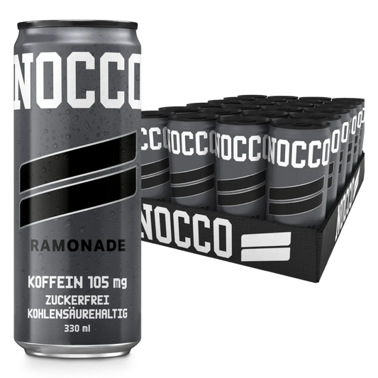 NOCCO Marken-Großset: BCAA Drink 24 x 330 ml Peachango + 4 weitere – Nocco BCAA Drink 24 x 330 ml Ramonade