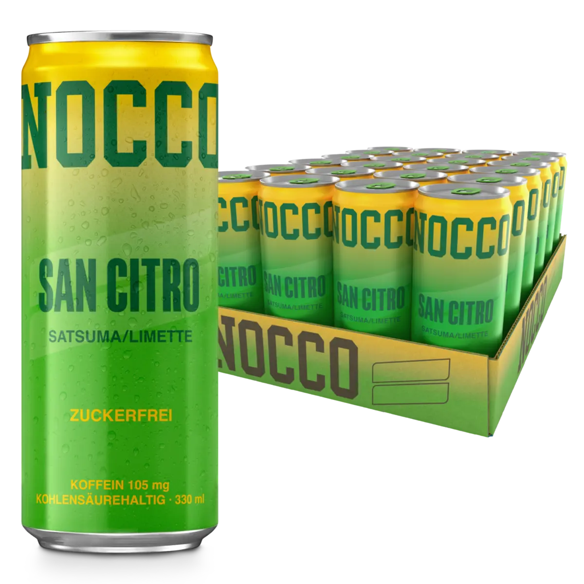 Kraft-Stack: BioTech Creatine + Kevin Levrone + Nocco BCAA Drink – Nocco BCAA Drink 24 x 330 ml San Citro