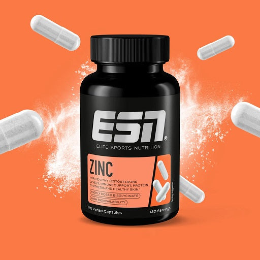Wettkampfvorbereitung: ESN ISOCLEAR + MST Creatine + 2 weitere – ESN Zinc 120 Kapsel