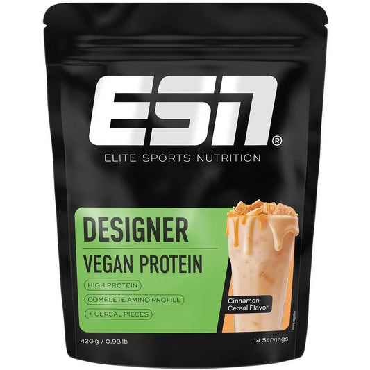 Protein morgenmadssæt: Body Attack Protein + ESN Designer Vegan – ESN Designer Vegan Protein 420 g (Cinnamon Cereal)