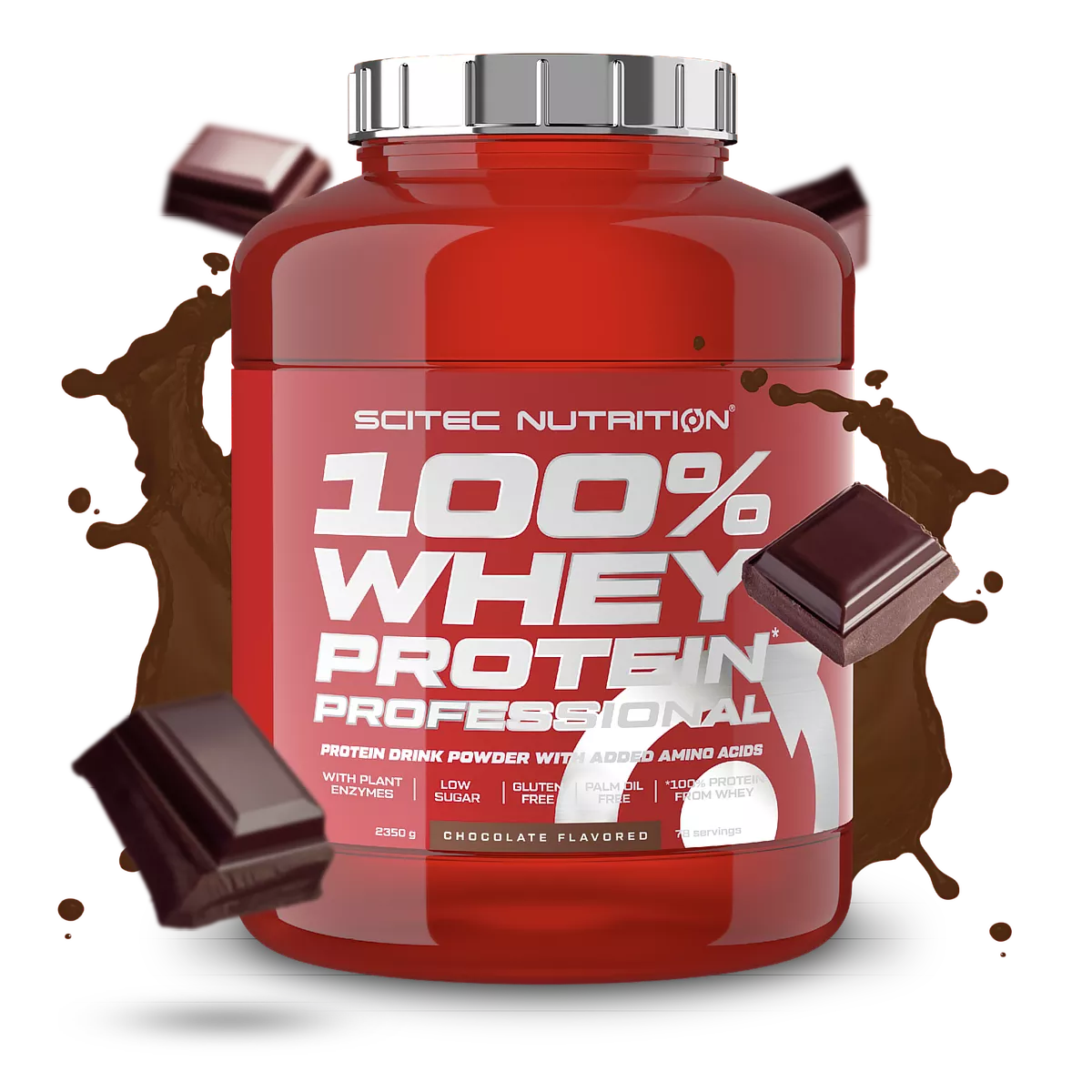 Basis-Set: Scitec 100% Whey Professional + Applied Nutrition Shilajit – Scitec 100% Whey Professional 2350g (Strawberry White Chocolate)
