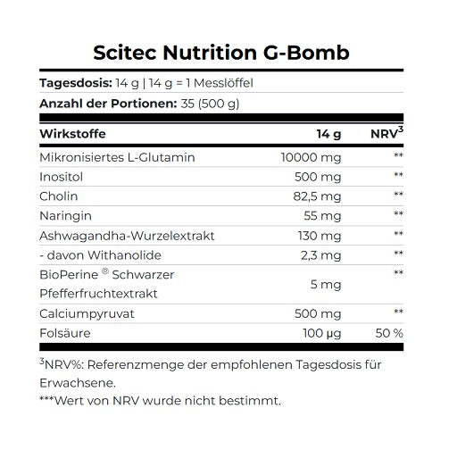 Scitec G-Bomb 500g