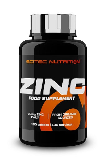 Pflanzliches Set: Sinob VEGGY + MST EAA & BCAA + Scitec Zinc – Scitec Zinc 100 Tabletten
