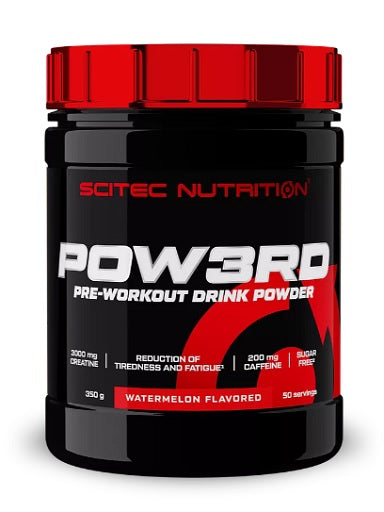 Scitec Nutrition Marken-Großset: BCAA 6400 + 4 weitere – Scitec Pow3rd 350g (Wassermelone)
