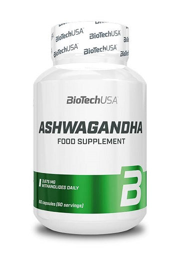 Stress & Balance: BioTech Ashwaga + Sinob Magnesium + NNT Vitamin B – BioTech Ashwagandha 60 Kapseln