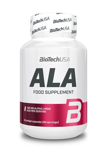Einsteiger-Set: NNT Whey + Big Zone Creatin + BioTech ALA – BioTech ALA alpha lipoic acid 50 caps