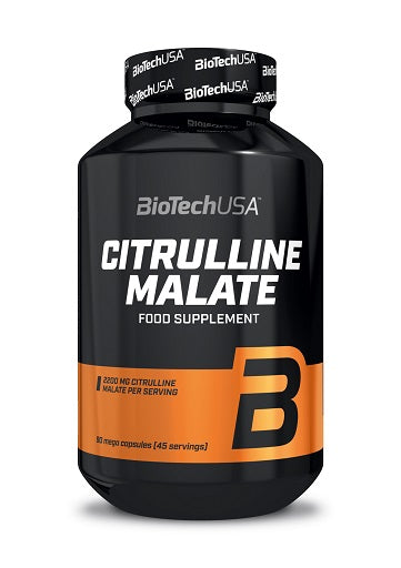 BioTech USA Marken-Trio: 100% Pure + Creatine + Citrulline – BioTech Citrulline Malate 90 Kapseln