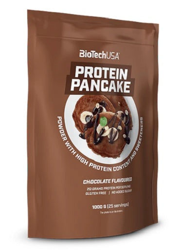 Protein-Frühstücks-Set: BioTech Protein + ProFuel V-PROTEIN – BioTech Protein Pancake 1000g (Vanilla)