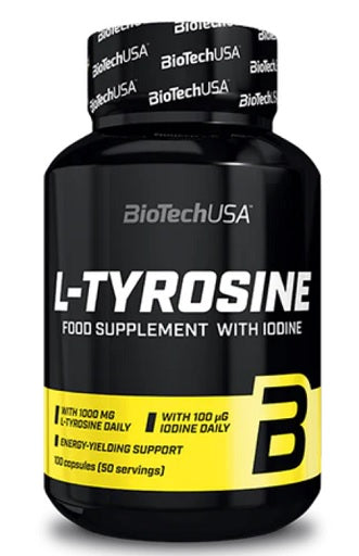 Trainings-Set: BioTech Tyrosine + Scitec Ami-NO Xpress – BioTech Tyrosine 100 Kapseln