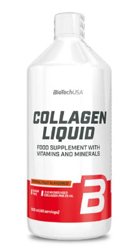 Regenerations-Set: Scitec 100% + Peak Vitamin D + BioTech Collage – BioTech Collagen Liquid 1000ml (Tropical Fruit)