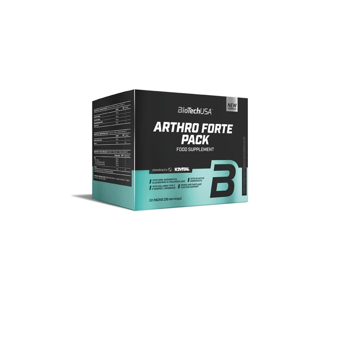 Regenerations-Set: Scitec 100% + GN Q10 Health + BioTech Arthro – BioTech Arthro Forte 30 Packs
