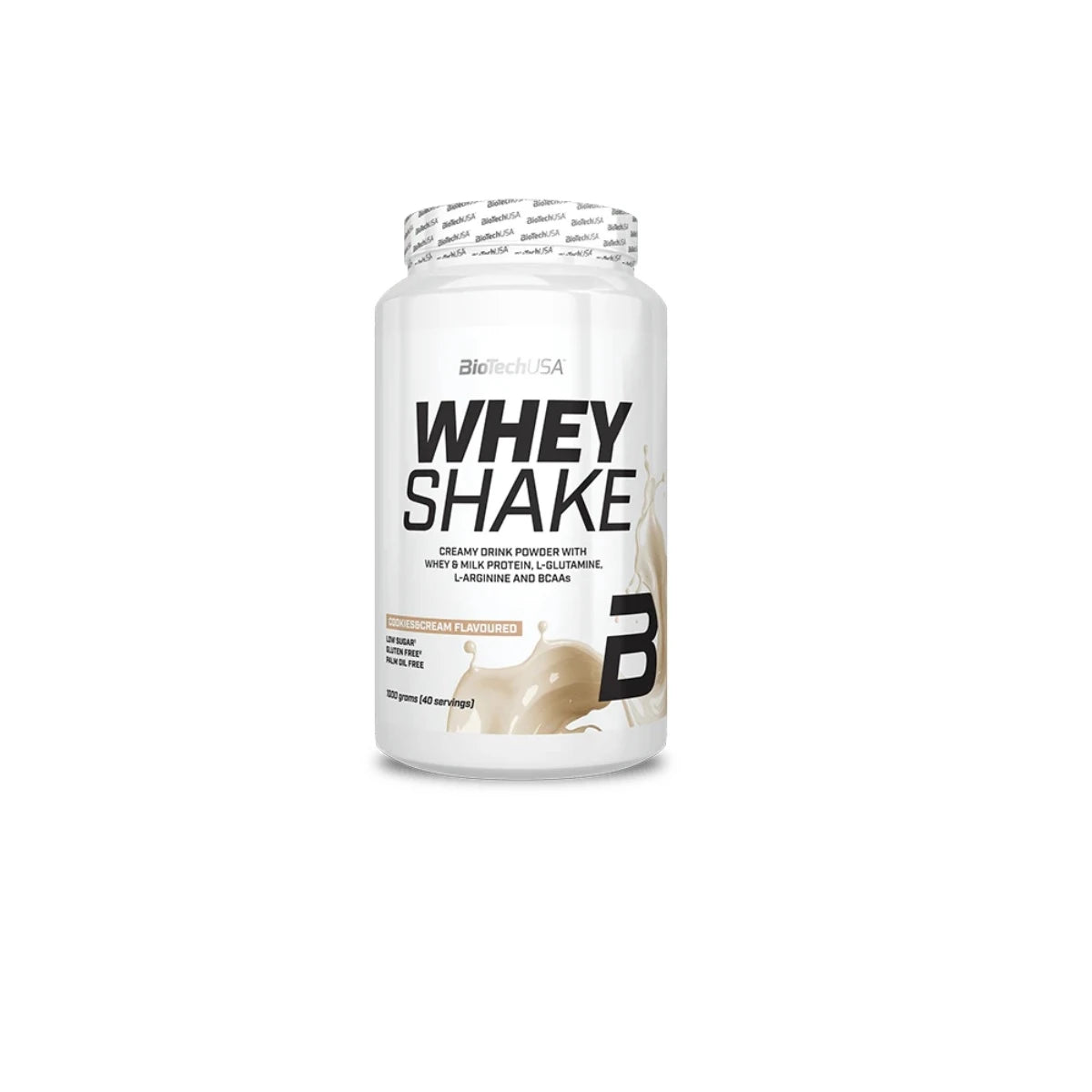 Muskelaufbau-Set: BioTech Whey Shake + MST Creatine HCL – BioTech Whey Shake 1000g (Erdbeere)