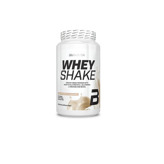 Basis-Set: BioTech Whey Shake + BioTech One A Day 100 Tabl. – BioTech Whey Shake 1000g (Erdbeere)
