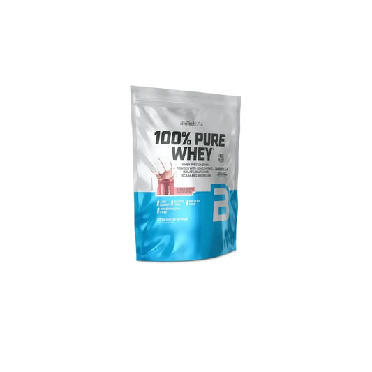 Muskelaufbau-Set: BioTech 100% Pure Whey 900g + NNT Creatin 1000 mg – BioTech 100% Pure Whey 900g (Strawberry Matcha Latte (Limited))