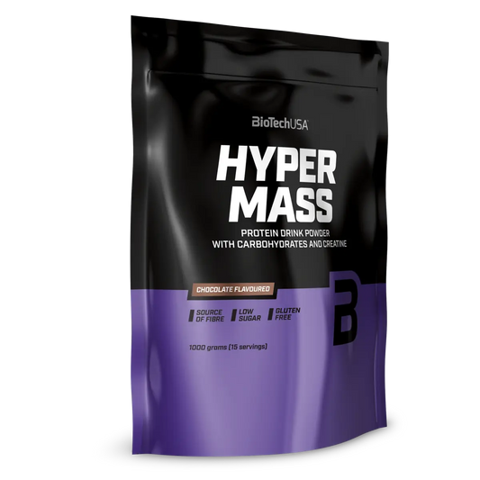 Masse-Duo: BioTech Hyper Mass + MST WAXY MAIZE – BioTech Hyper Mass - 1000g (Erdbeere)