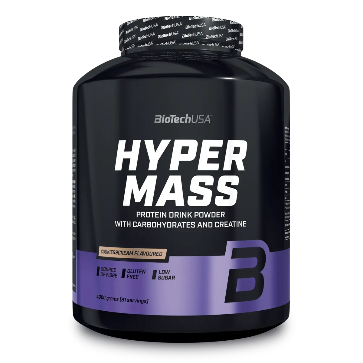 Masseaufbau-Set: BioTech Hyper Mass + Olimp Kre Alkalyn 2500 – BioTech Hyper Mass - 4000g (Erdbeere)