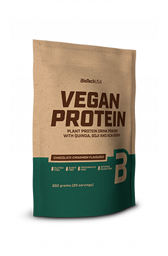 Basis-Set: BioTech Vegan Protein + Big Zone Buffered Vitamin C – BioTech Vegan Protein 500g (Vanilla Cookie)