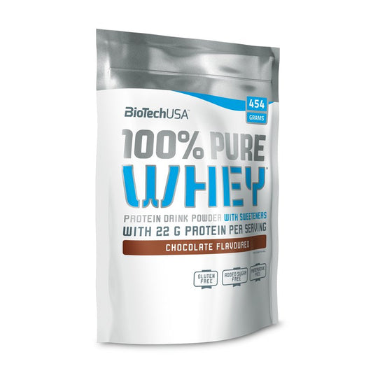 Protein-Frühstücks-Set: BioTech Instant Oats + BioTech 100% Pure Whey – BioTech 100% Pure Whey 454g (Banana)