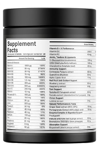 Basis-Set: BioTech 100% Pure Whey + Dedicated Alpha Triad 180 Tabl. – Dedicated Alpha Triad - 180 Tabl.