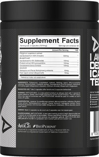 Definitionsphase-Set: ESN Designer + MST Arginine + Dedicated – Dedicated Anti-Cata-Bol 120 Kapseln