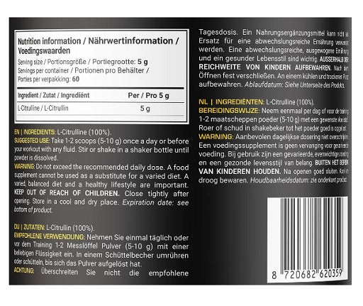 Dedicated Citrullin 300g