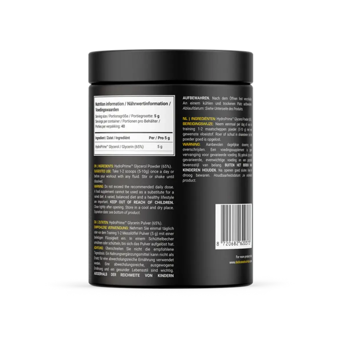 Dedicated HydroPrime Glycerol 200g