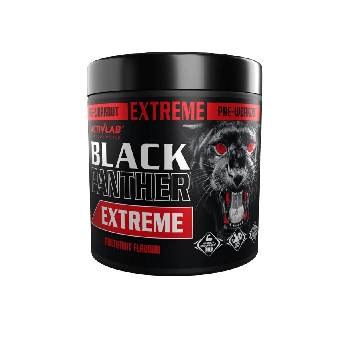 Pump-Set: INLEAD L-Citrullin Malat 2:1 + Activlab Black Panther – Activlab Black Panther EXTREME Pre-Workout 300g (Black Currant)
