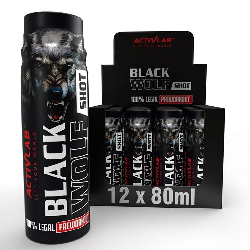 Pump-Set: Sinob Core Arginin AAKG + Activlab Black Wolf – Activlab Black Wolf Preworkout Shot forest fruits 12 x 80ml