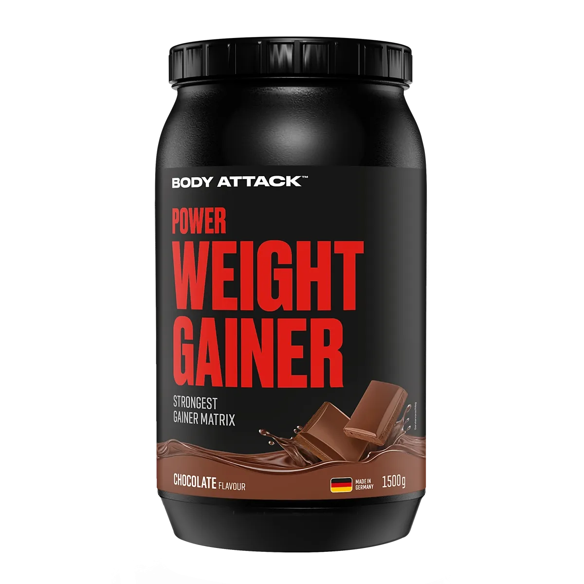 Masseaufbau-Set: Body Attack Power Weight + Megabol Total Creatine – Body Attack Power Weight Gainer 1,5kg (Neutral)