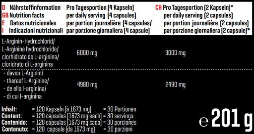 Masseaufbau für Fortgeschrittene: Kevin Levrone Anabolic + 3 weitere – Body Attack L-Arginin 1500 120 Kapseln