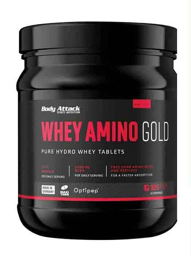 Regenerations-Duo: Peak Glutamin + Body Attack Whey Amino Gold – Body Attack Whey Amino Gold 325 Tabletten