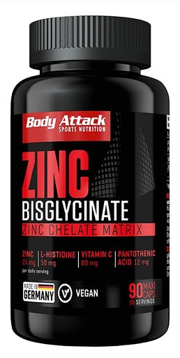 Wettkampfvorbereitung: ESN ISOCLEAR + MST Creatine + 2 weitere – Body Attack Zink Bisglycinate 90 Kapseln