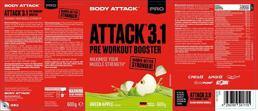 Body Attack Pre Attack 3.1 600g