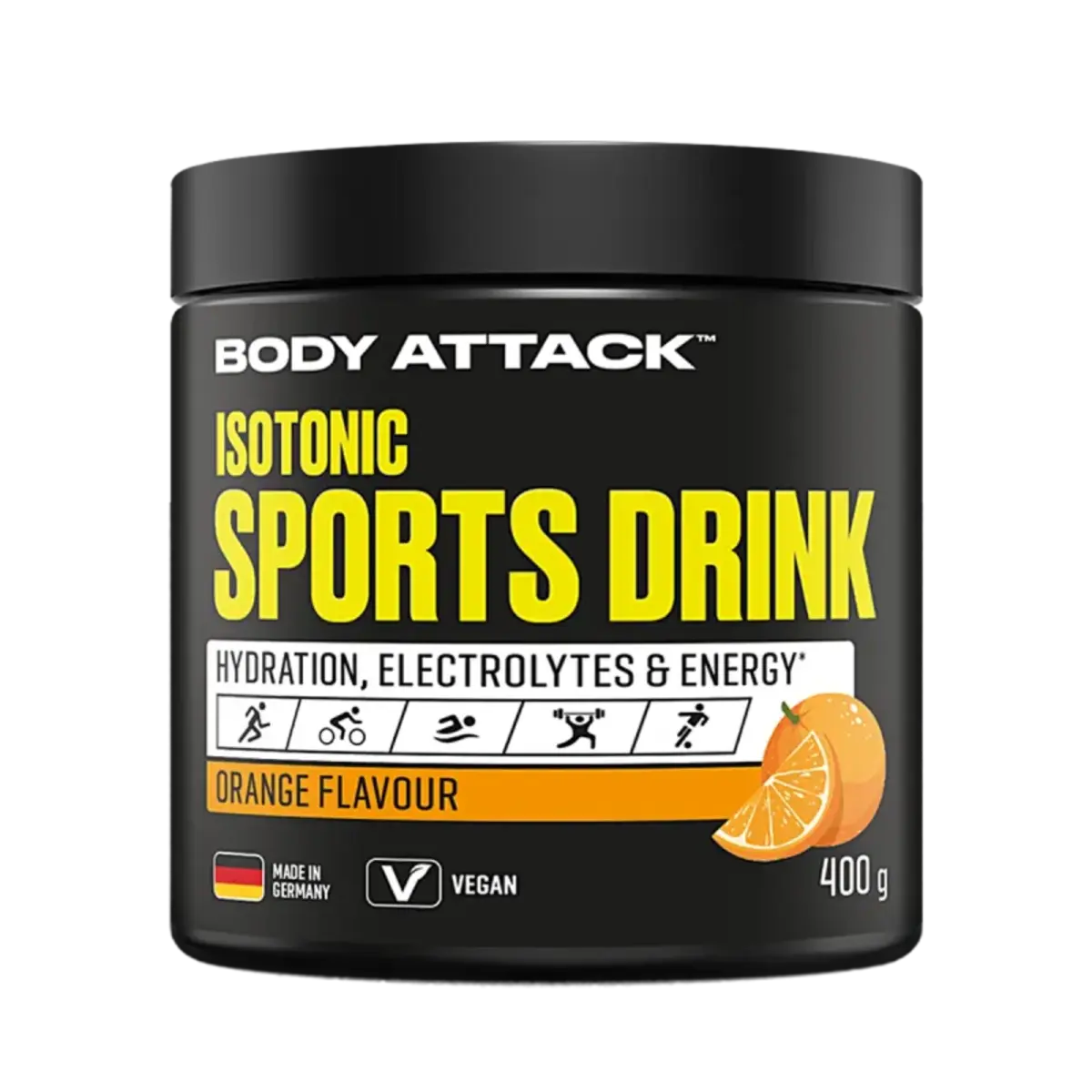Body Attack Isotonic Sports Drink 400g