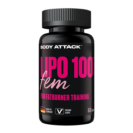 Definitionsphase-Set: ESN Designer + MST Glutamine + Body Attack – Body Attack Lipo 100 Fem 60 Kapseln