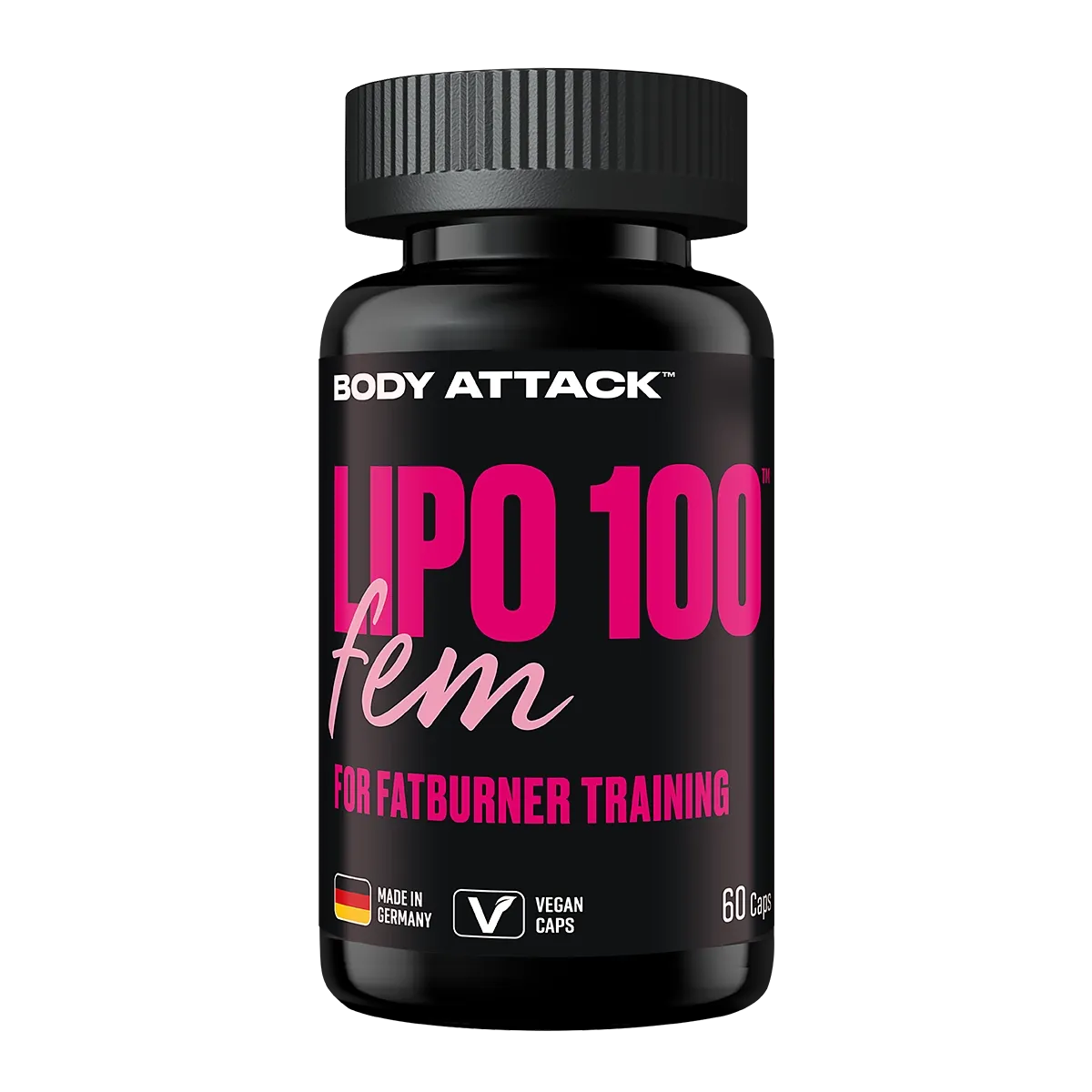 Diät-Duo: Body Attack Lipo 100 Fem + MST Iso Clear 500g (Blueberry Ice – Body Attack Lipo 100 Fem 60 Kapseln