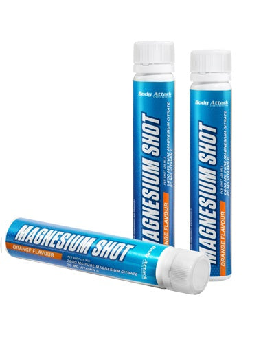 Základní sada: Big Zone Battle Vegan + Body Attack Magnesium Shots – Body Attack Magnesium Shots 20x25ml - Orange