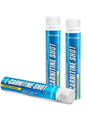 Definitionsphase-Set: ESN Designer + Body Attack + Kevin Levrone – Body Attack L-Carnitine Shots 20x25ml - Citrus