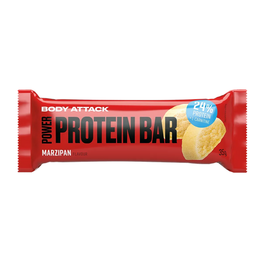Body Attack Marken-Großset: Attack Power + Attack Isoton + 3 weitere – Body Attack Power Protein Bar (24x35g) (Coconut)