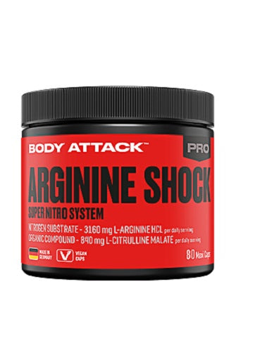 Masseaufbau für Fortgeschrittene: Kevin Levrone Anabolic + 3 weitere – Body Attack Arginine Shock 80 Caps