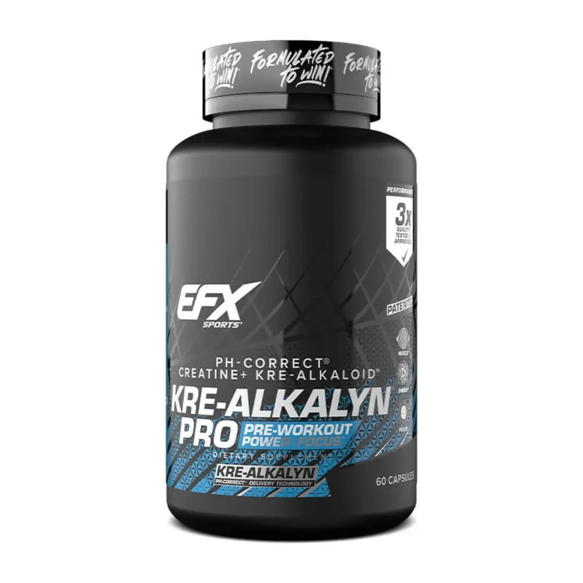 Muskelaufbau-Set: Applied Nutrition + EFX Kre-Alkalyn PRO – EFX Kre-Alkalyn PRO 60 Kapseln