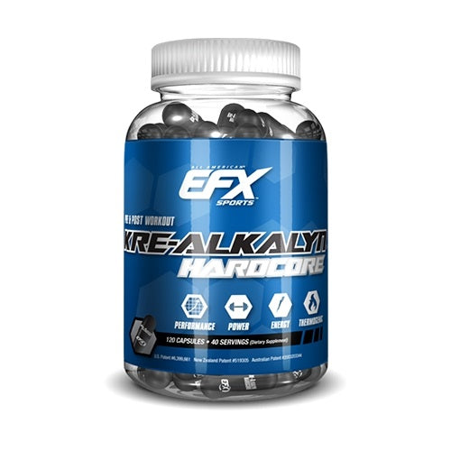 Creatin-Halbjahresvorrat: EFX Kre-Alkalyn + ESN Ultrapure – EFX Kre-Alkalyn Hardcore 120 Caps