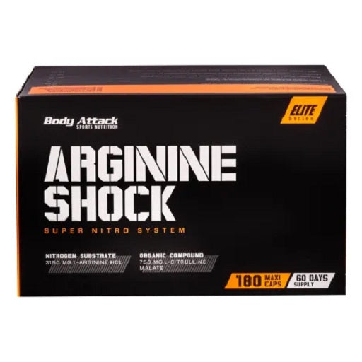 Trainings-Set: BAD ASS Pre + Body Attack Arginine Shock – Body Attack Arginine Shock 180 Caps