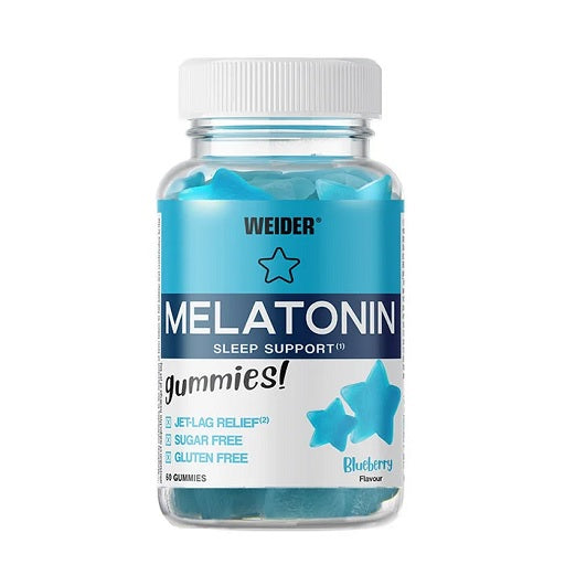 Schlaf & Erholung: BioTech Micella + MST Magnesium + Weider Melatoni – Weider Melatonin Gummies 60 Stk (Blueberry)